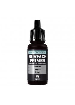 Vallejo Surface Primer: Primer Black (17 ml)